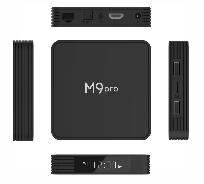 M9 Pro Android TV priedėlis 4/64 GB S905X4 puikiai tinka su Go3
