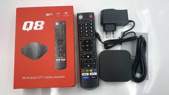 Q8 TV box priedėlis Android 11 4/32 GB. gerai veikia su Go3 ir Telia Play