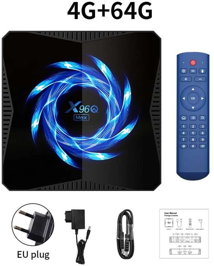 TV priedėlis X96Q MAX 4/64GB TV box Android 10.0