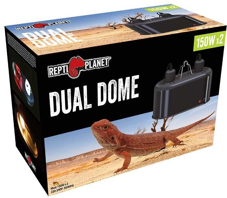 Happet Repti Planet dvigubas gaubtas 2x150W