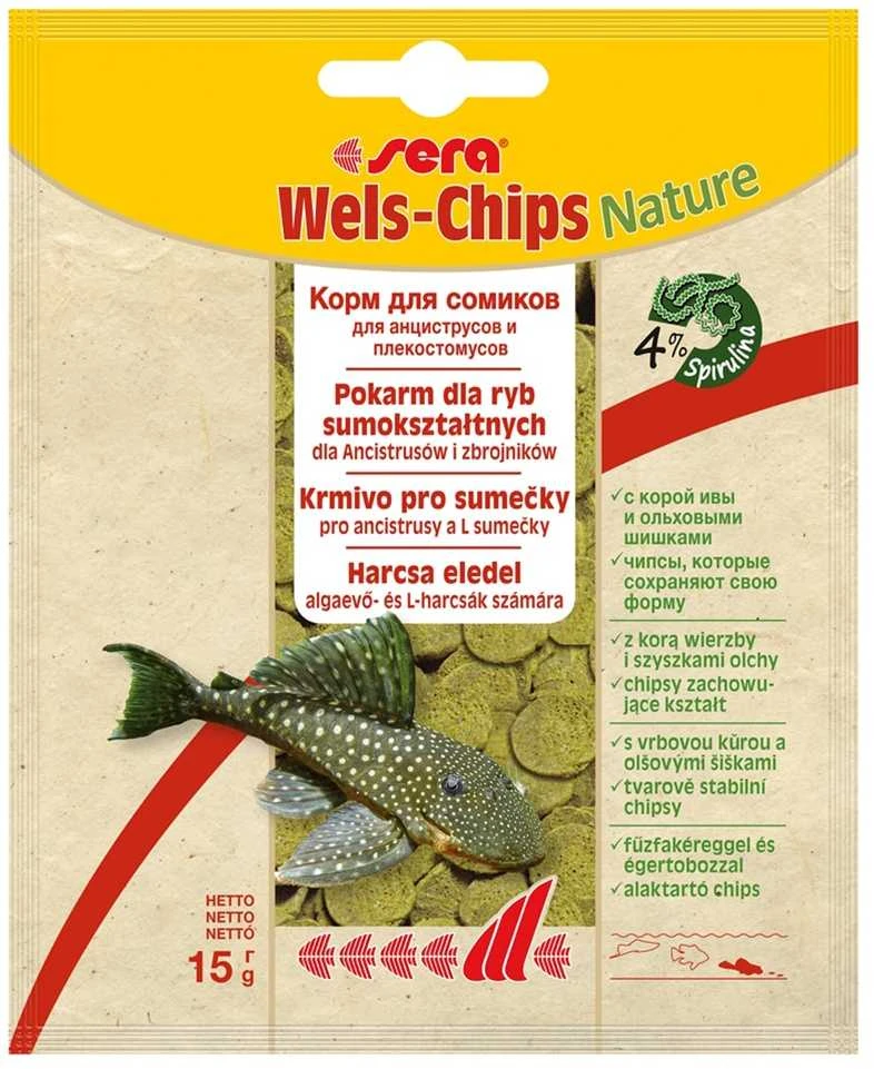 Sera WELS-CHIPS TOREBKA 15g