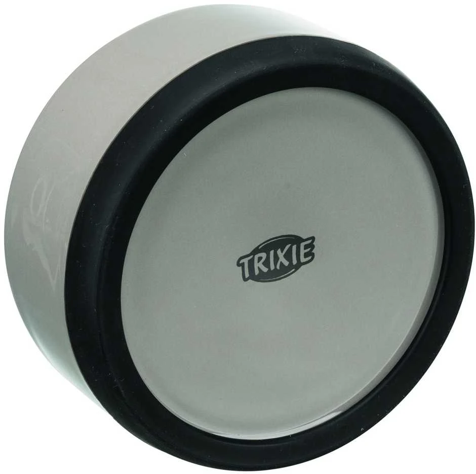 Trixie Keraminis dubuo su guminiu pagrindu, 0,4 l / x 12 cm, pilkas