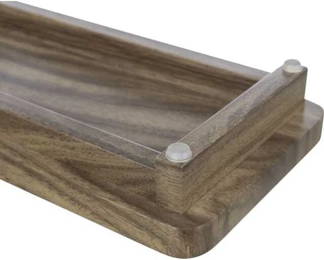 Dubenėliai augintiniams, keraminiai - Trixie CityStyle dubenėlių rinkinys, keraminiai/MDF, 2 x 0,4 l/12 x 12 cm/30 x 4 x 15 cm
