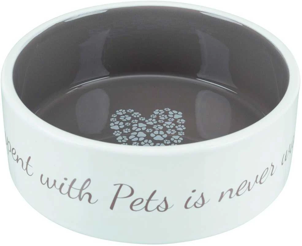TRIXIE Pet's Home Dubenėlis, keramika, 0.8 l, ø 16 cm, cream-smėlio