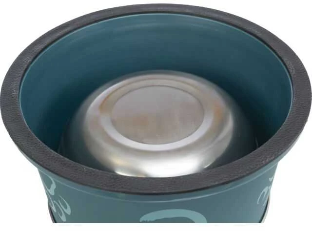 Trixie METALINIS DUBENIS SU PLASTIKINIU DANGA 0,9l 15 cm