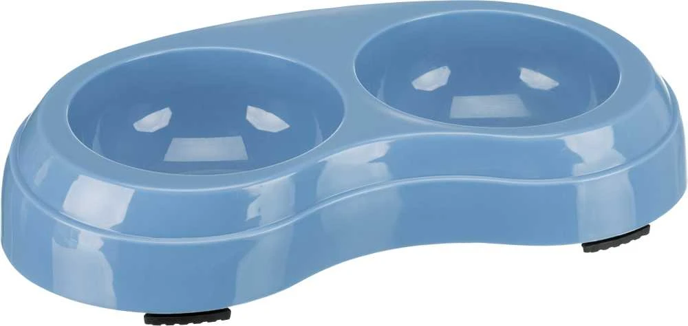 Trixie Plastikiniai dubenys, sunkūs 2 × 0,2 l / skersmuo 10 cm