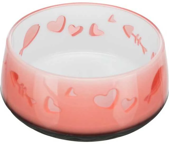 Trixie Lovely Cat plastikinis dubuo, 0,3 l / 12 cm