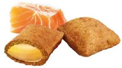 Gimborn GimCat Nutri Pockets with Salmon &amp; Omega 3&amp;6 skanėstai katėms su Lašiša, Omega 3 ir 6 riebalų rūgštimis 60g