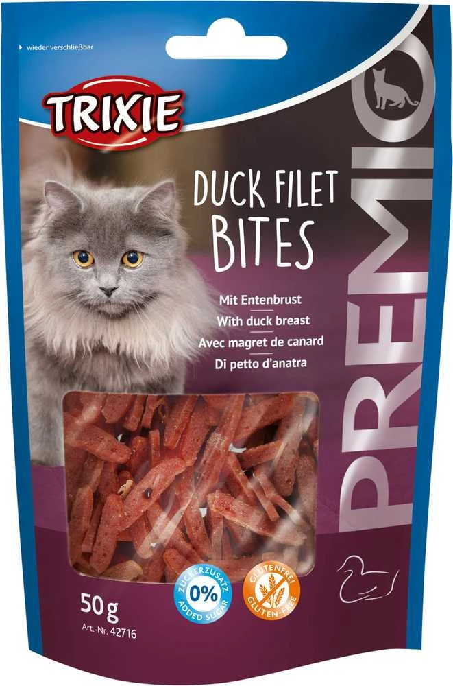 Trixie Premio antiena Filet Bites skanėstai katėms su antiena, 50 g