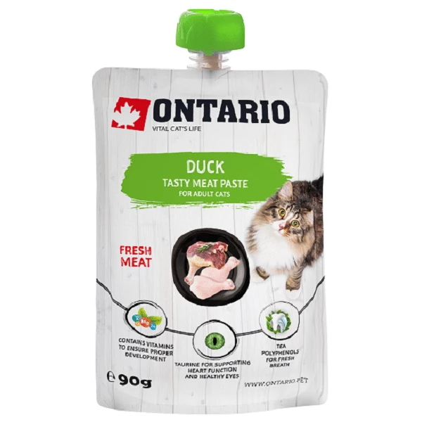 Ontario kačių antiena šviežia mėsa 90g (makaronai)
