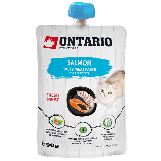 Ontario Cat lašiša Fresh Meat 90g (Pasta)