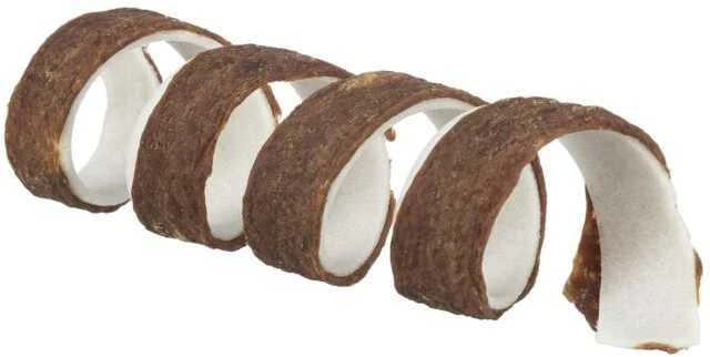 Trixie skanėstas šuniui Denta Fun Chewing Curl su jautiena, be pakuotės, 12 cm, 12 g