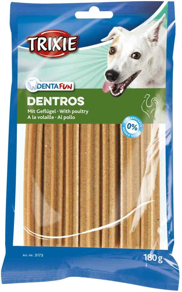 TRIXIE Denta Fun Dentros, paukštiena, 7 vnt.-180 g
