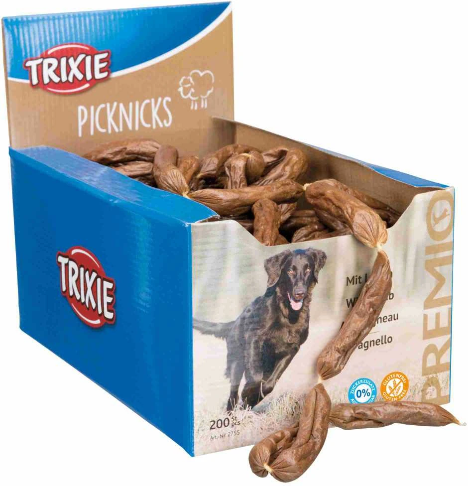 TRIXIE PREMIO Picknicks, ėrienos dešrelės, 8 cm, 8 g 1 vnt