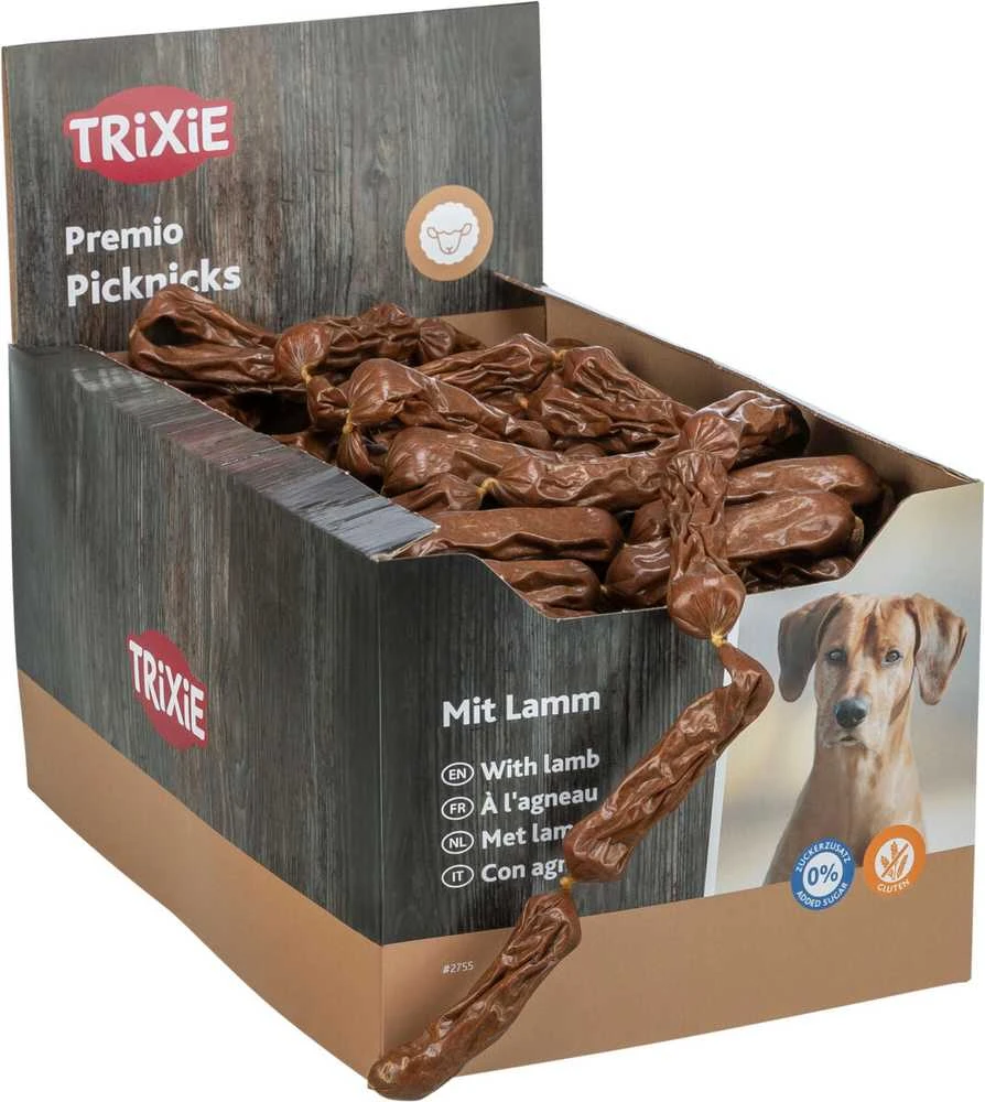 TRIXIE PREMIO Picknicks, ėrienos dešrelės, 8 cm, 8 g 1 vnt