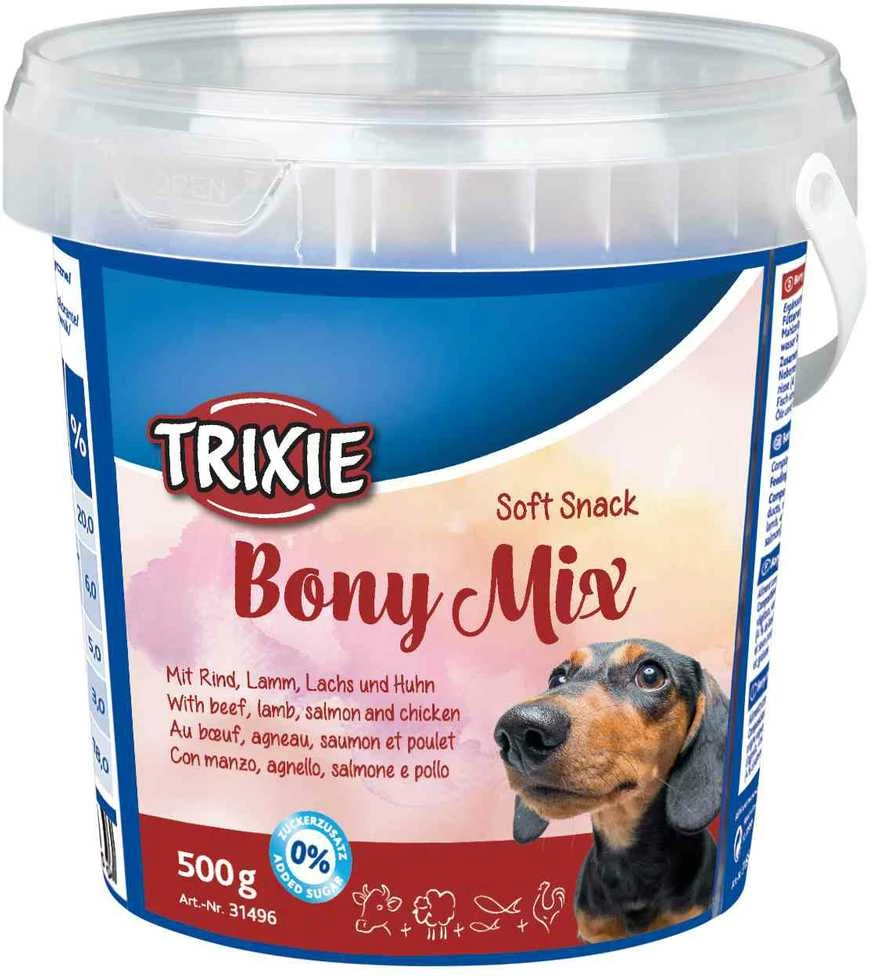 Trixie Minkšti Užkandžiai Šunims Kubelių Mišinys 500g