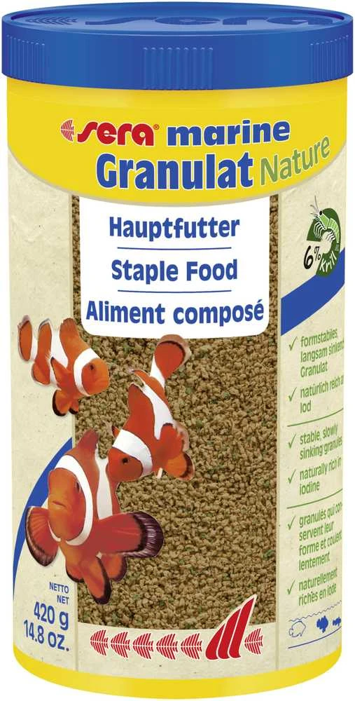 sera marin granulat nature 100ml jūros granulių maistas