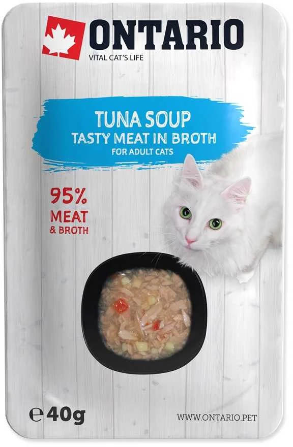 Ontario Ontarijo kačių sriuba su tunu ir daržovėmis, 40 g (Sriuba)