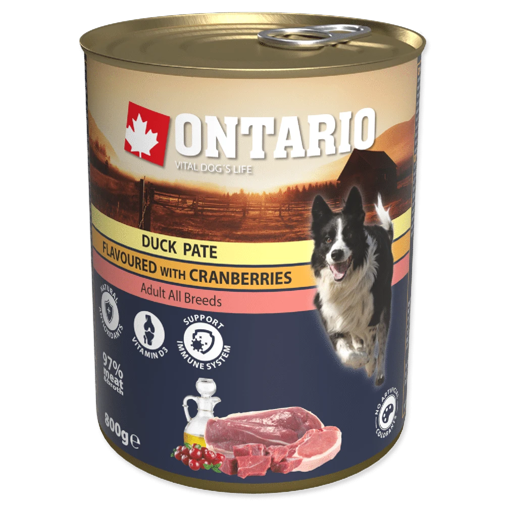 Ontario Antienos paštetas su Spanguolėmis 800g
