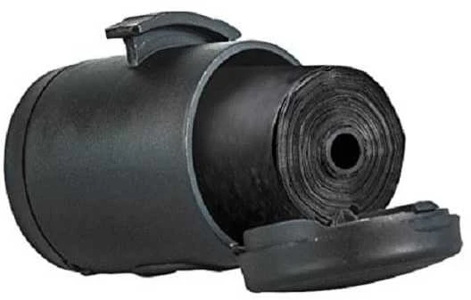 Flexi Multi Box dėžutė skanėstams arba maišeliams juodos spalvos tinkanti Vario, New Comfort, New Classic, Design ir Neon S, M ir L pavadėliams