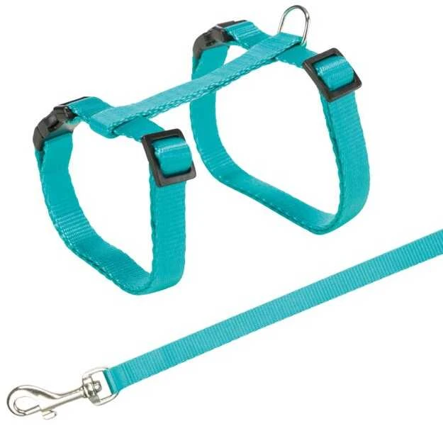 TRIXIE Kačių petnešos su pavadėliu, 27-45 cm-10 mm, 1.20 m