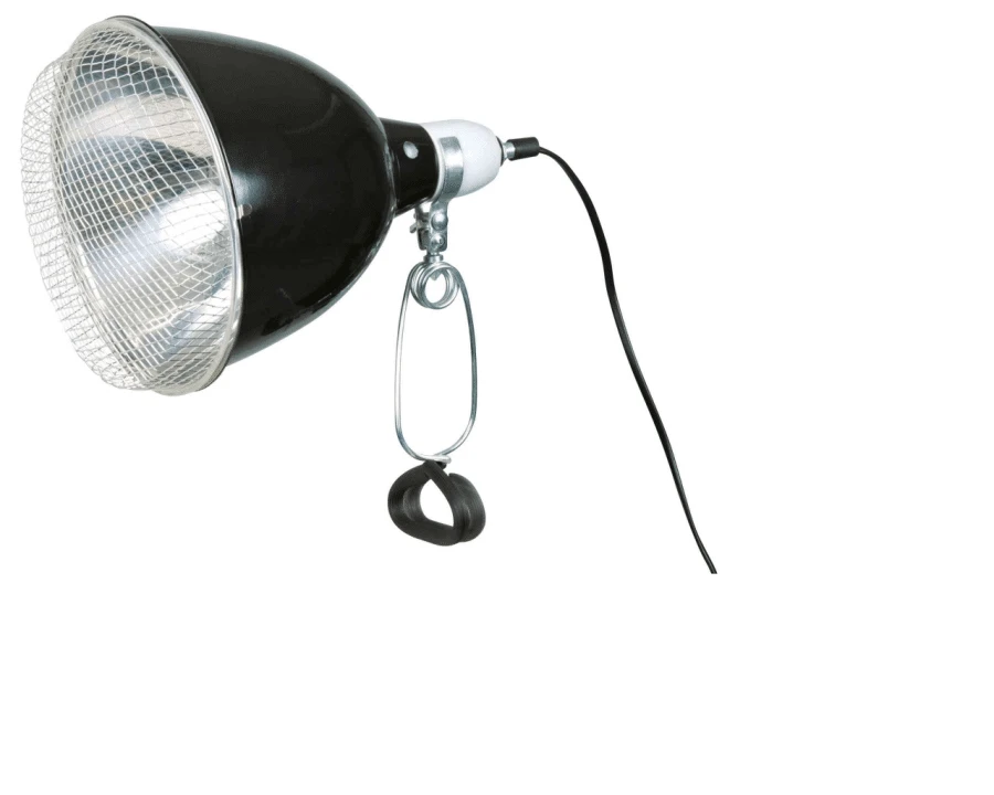Trixie lempa su spaustuku, juoda su apsauginiu tinkleliu 21cm 250W