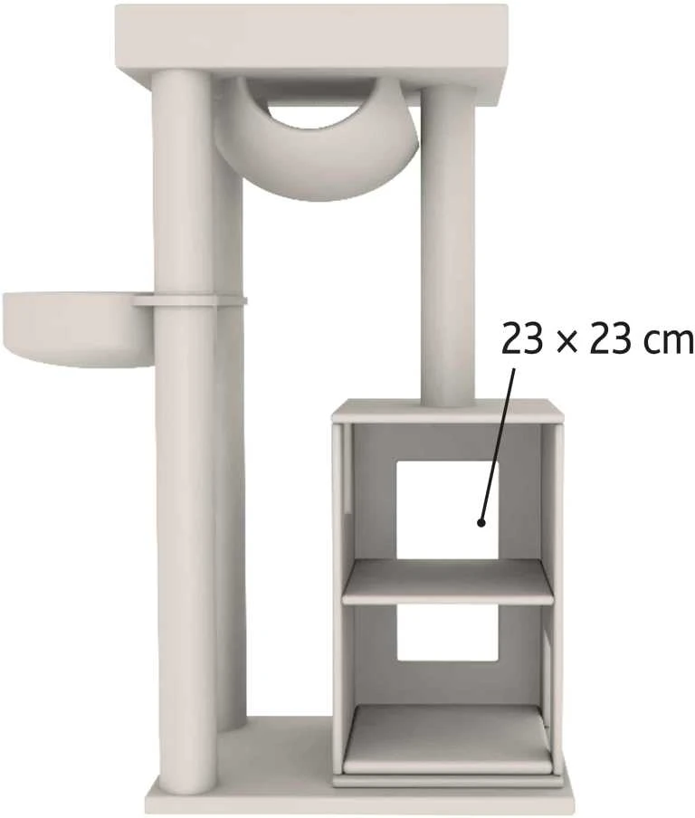 Trixie Scratching Post Amadeus XXL, 163 cm, pilka