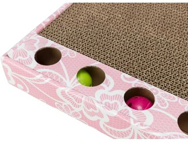 Trixie Braižymo stulpelis su žaislais 48 × 25 cm rožinis (TX-48005)
