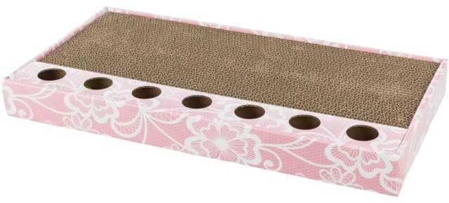 Trixie Braižymo stulpelis su žaislais 48 × 25 cm rožinis (TX-48005)