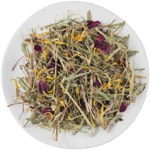 Papildbarība grauzējiem un maziem dzīvniekiem : Witte Molen Puur MEADOW HAY FLOWERS 500g