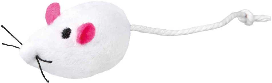 TRIXIE Pelė su skambučiu, pliušas, su kačių mėta, 5 cm