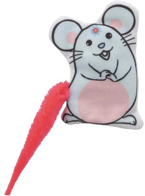 Rotaļlieta kaķiem - Trixie Mouse, fabric, catnip, 7.5 cm, 1 gab