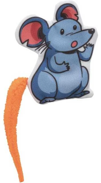 Rotaļlieta kaķiem - Trixie Mouse, fabric, catnip, 7.5 cm, 1 gab