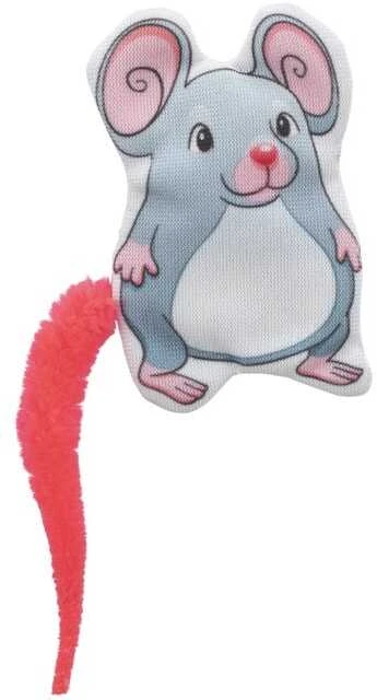 Rotaļlieta kaķiem - Trixie Mouse, fabric, catnip, 7.5 cm, 1 gab