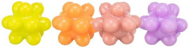 TRIXIE Kamuoliukų su iškilimais rinkinys, guma 3.5 cm, 4 vnt.