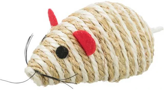TRIXIE Pelė XXL, sizalis, su kačių mėta, 10 cm