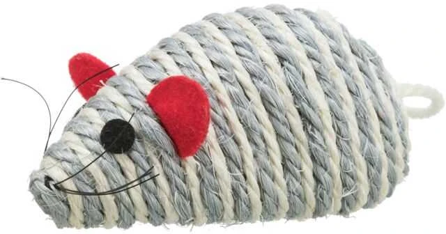 TRIXIE Pelė XXL, sizalis, su kačių mėta, 10 cm