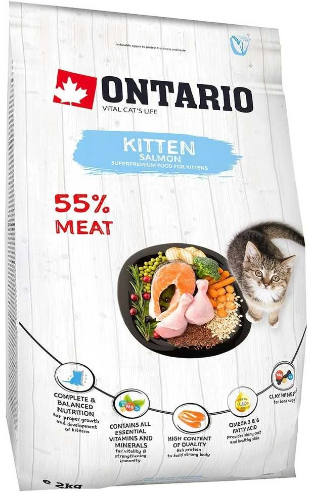 Ontario Kitten lašiša 2kg (Kačiukams su lašiša)