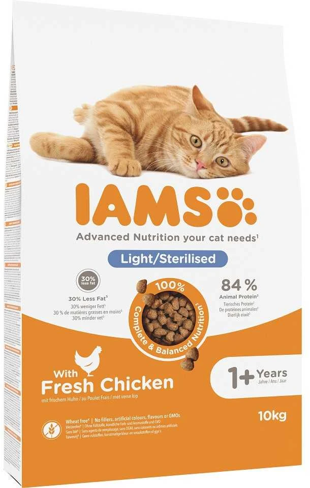 Sausas Kačių Maistas - IAMS Pažangi Mityba 10 Kg