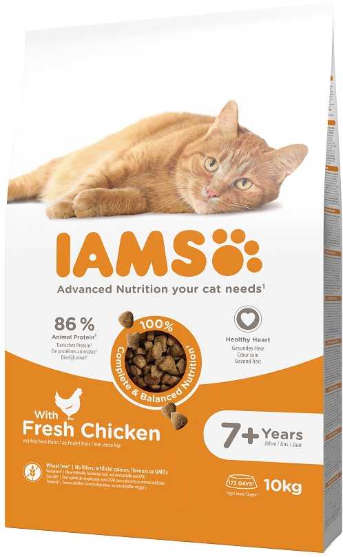 Sausas Kačių Maistas - IAMS Advanced Nutrition Senior, 10 kg