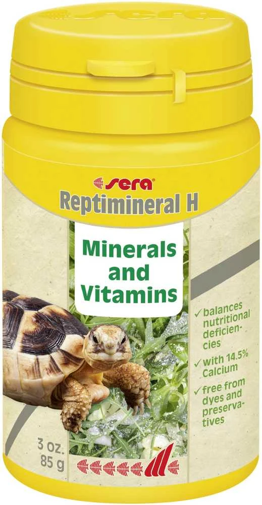 Sera Reptimineral H 100ml žolėdžių reptilijų vitaminai