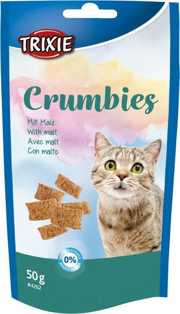 Trixie Crumbies skanėstai katėms su salyklu 50 g