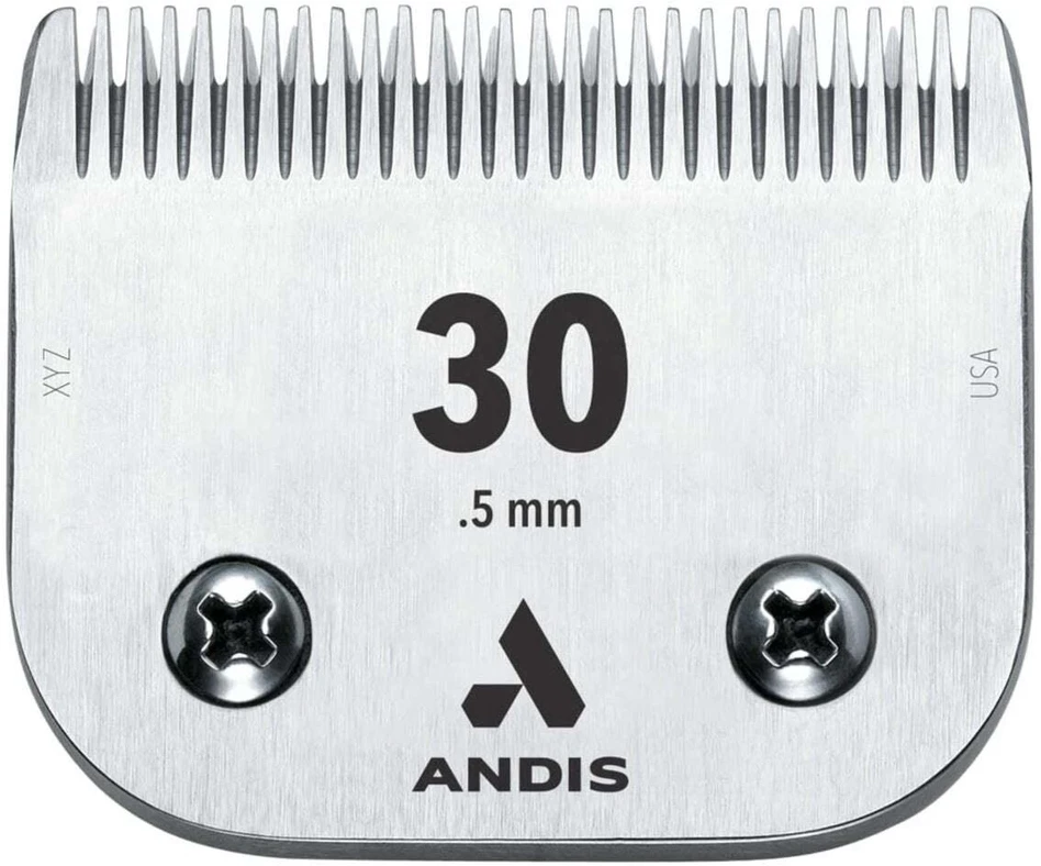 Andis UltraEdge № 30 ašmenys – tikslus 0,5 mm kirpimas, patvari plieno konstrukcija