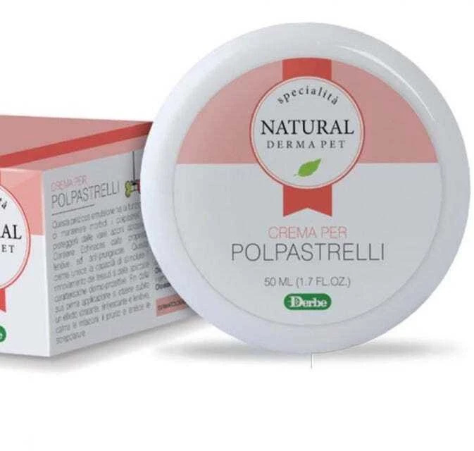 Natural Derma Pet Pėdų Apsauginis Kremas Ramina Drėkinantys Augaliniai Aliejai