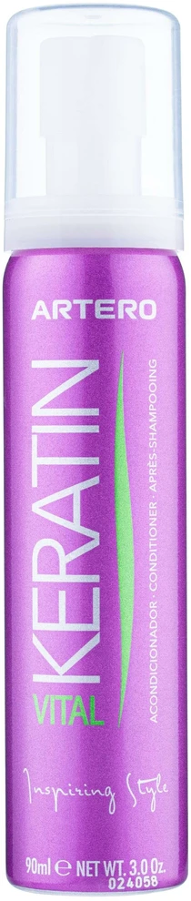 Artero Keratin Vital Kondicionierius – praturtintas keratino, 90ml, suteikiantis blizgesio ir glotnumo