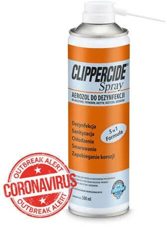 Barbicide Clippercide 5in1 purškiklis 500ml – Dezinfekuoja, sutepa, valo, vėsina ir apsaugo ašmenis