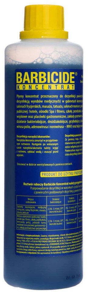 Barbicide dezinfekcinis koncentratas 500ml – Galingas tirpalas įrankių ir aksesuarų higienai