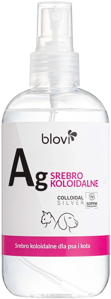 Blovi koloidinio sidabro tirpalas 250ml – Švelnus antibakterinis skystis, greitai veikianti formulė