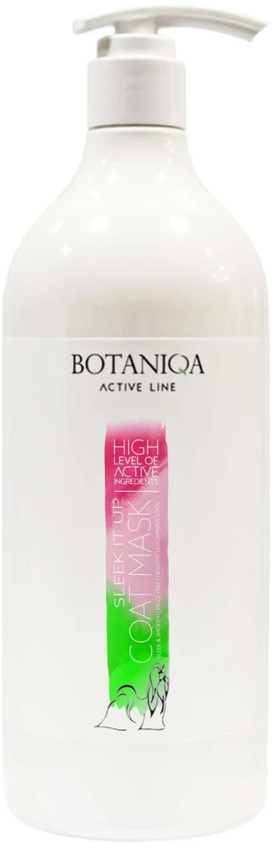 Xeven Sc Botaniqa Active Line Sleek It Up Coat Mask – Lyginamasis koncentratas ilgiems, šilkiniams kailiams, 1L