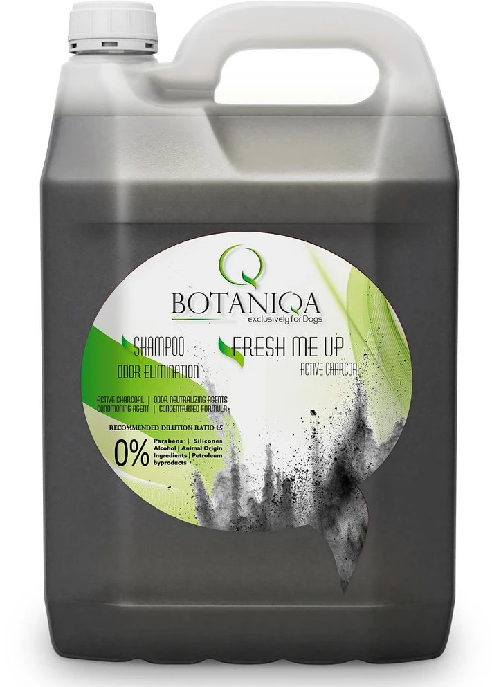 Botaniqa Fresh Me Up šampūnas – aktyvintos anglies formulė, naikina kvapus, 5L salono dydis